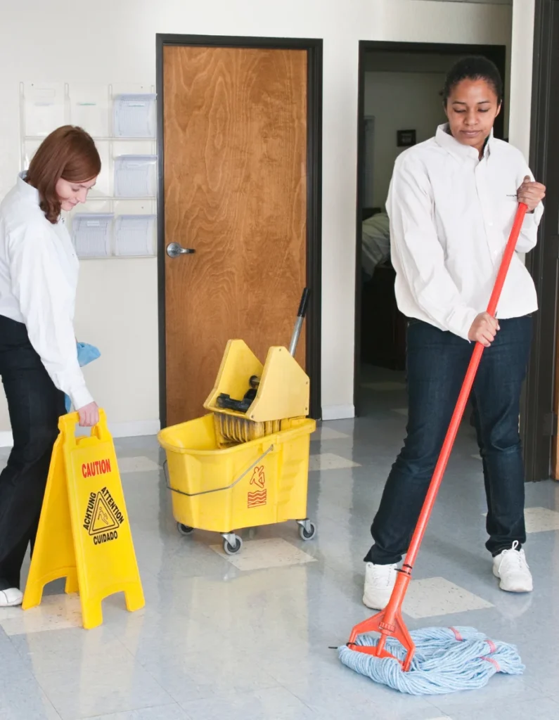 female cleaner