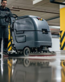 man-operating-floor-cleaning-machine-parking-garage